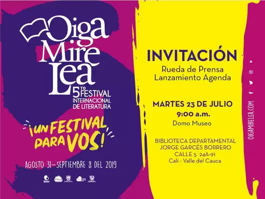 Este martes se presentará la quinta versión del festival Oiga Mire Lea