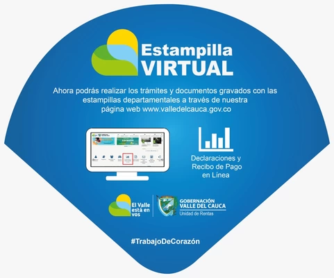 Vallecaucanos ya pueden tramitar la estampilla virtual a través de la página de la Gobernación