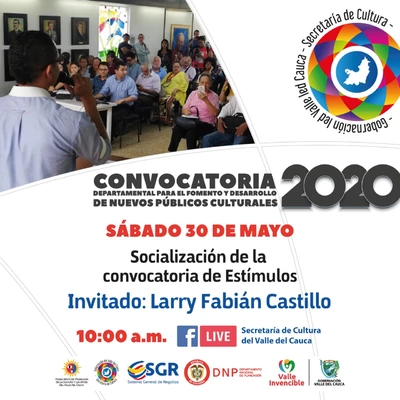 Socialización Convocatoria Estímulos y Encuentro Vivencial para la estructuración de proyectos culturales