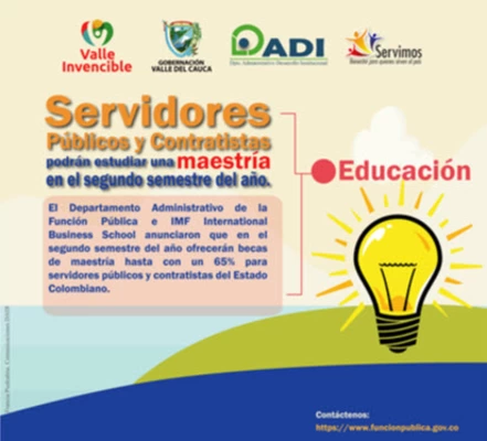 Programa Servimos- Educación para Servidores Públicos y Contratistas del Estado Colombiano