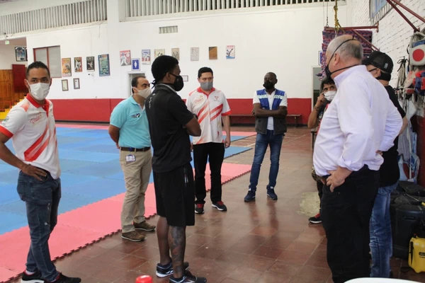 Taekwondo, el primer deporte de combate en el  departamento en reactivar sus entrenamientos