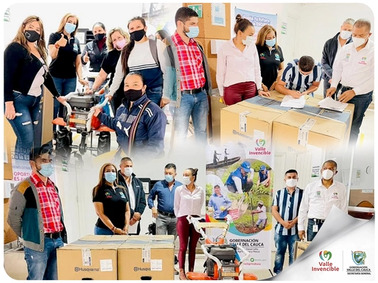 Organización de mujeres víctimas de la violencia de Trujillo reciben maquinaria y equipos para sus proyectos productivos.