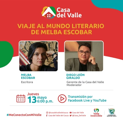 Un viaje al mundo literario de Melba Escobar en #MeConectoConMiValle