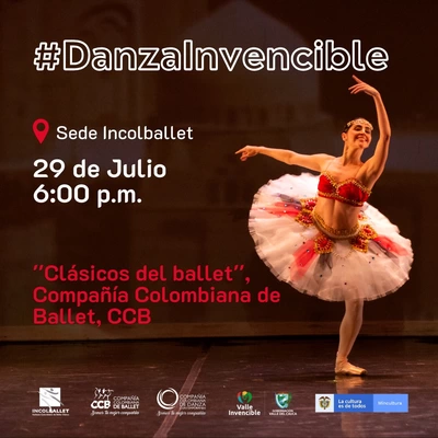 Con el ‘Jueves de Danza Invencible’, Incolballet da inicio a la presencialidad en sus presentaciones dancísticas