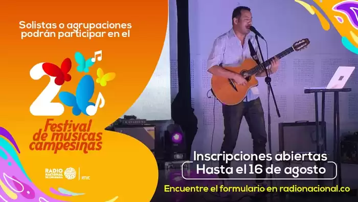 Radio Nacional de Colombia presenta el II Festival de Músicas Campesinas