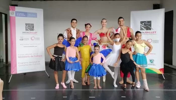 25 niños y jóvenes de Guacarí mejoraron sus  habilidades en danza clásica con Incolballet