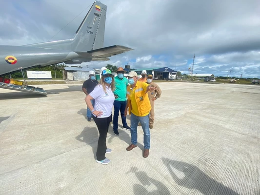 Obras del aeródromo de Juanchaco avanzan en un 98% 