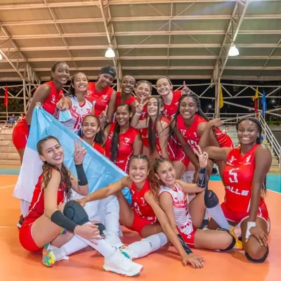 Las damas sub 21 del ‘Valle Oro Puro’ se coronaron campeonas nacionales de voleibol