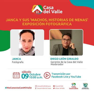 Janca y la exposición fotográfica ‘Machos, historias de nenas’ en #MeConectoConMiValle