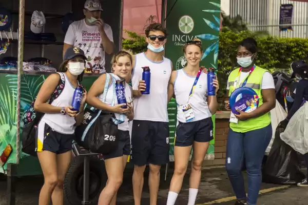 Con el ‘Green truck’ el Inciva promueve el reciclaje en los Juegos Panamericanos