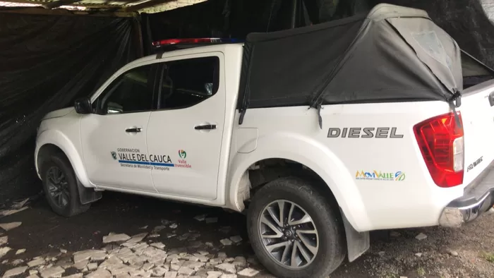 Secretaría de Movilidad del Valle pide a ciudadanos denunciar la ubicación de camioneta oficial hurtada en Bugalagrande