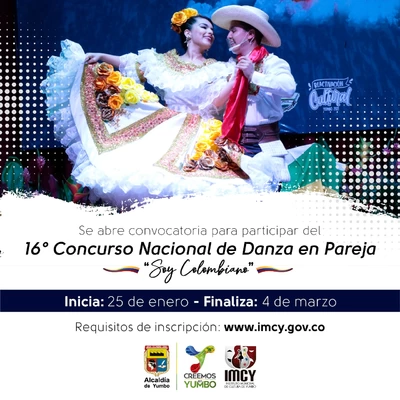 Participa en el Concurso Nacional de Baile en Pareja ‘Soy Colombia'