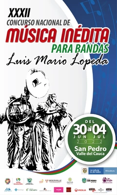 No te pierdas la programación del XXXII Concurso Nacional de Música Inédita para Bandas ‘Luis Mario Lopeda’