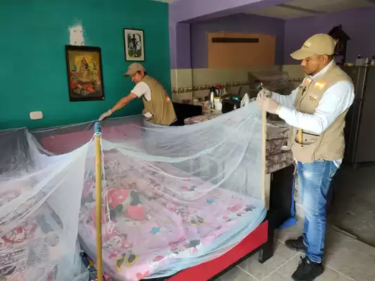 Con más de 400 toldillos impregnados de insecticidas, la UESVALLE busca proteger a habitantes de Andalucía de la malaria