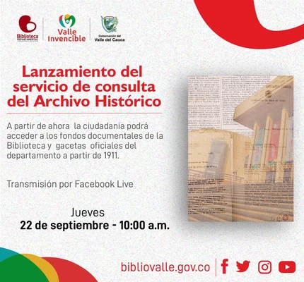 Biblioteca Departamental contará con Archivo Histórico Documental para los vallecaucanos