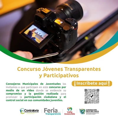 Jóvenes del Valle del Cauca convocados a concurso sobre transparencia y control social