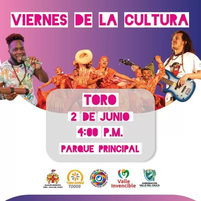 ‘Viernes de la Cultura’ llegará este viernes al municipio de Toro