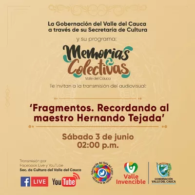 Este sábado ‘Memorias Colectivas’ rinde homenaje al maestro Hernando Tejada