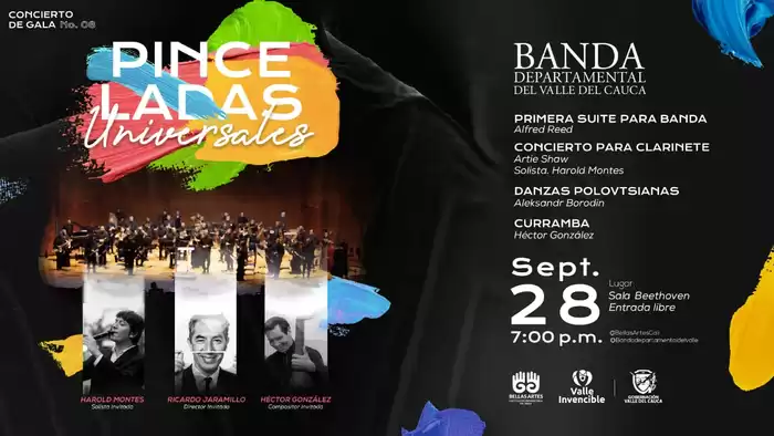 La Banda Departamental de Bellas Artes invita a su VIII Gala de Temporada.