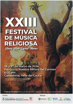 En Caicedonia se llevará a cabo el XXIII Festival de Música Religiosa