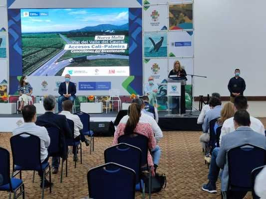 Gobierno nacional ratifica su compromiso con la culminación de  la vía Buga-Buenaventura y el proyecto 4G Mulaló-Loboguerrero