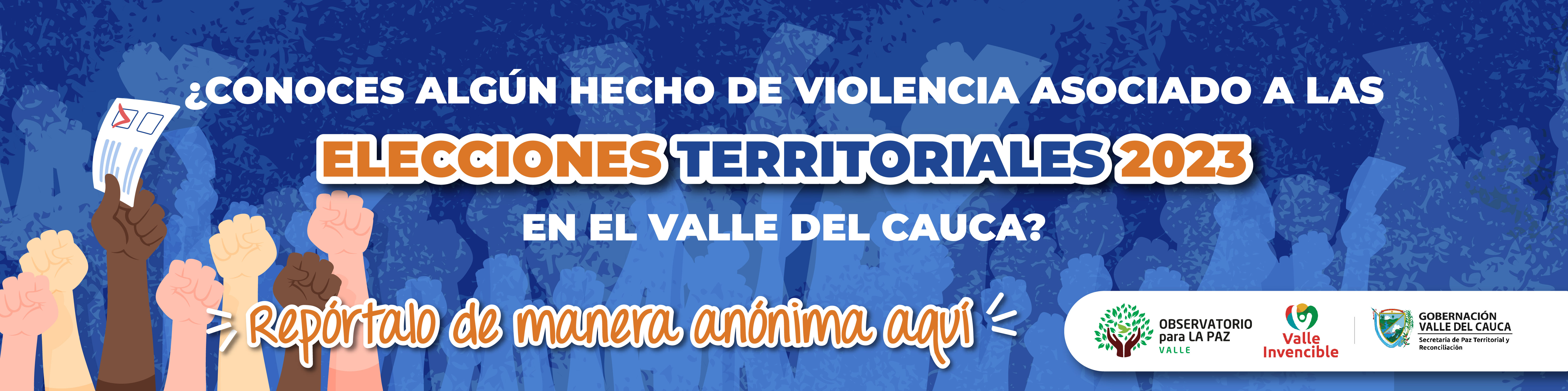 Reporte hechos de violencia Elecciones Territoriales 2023