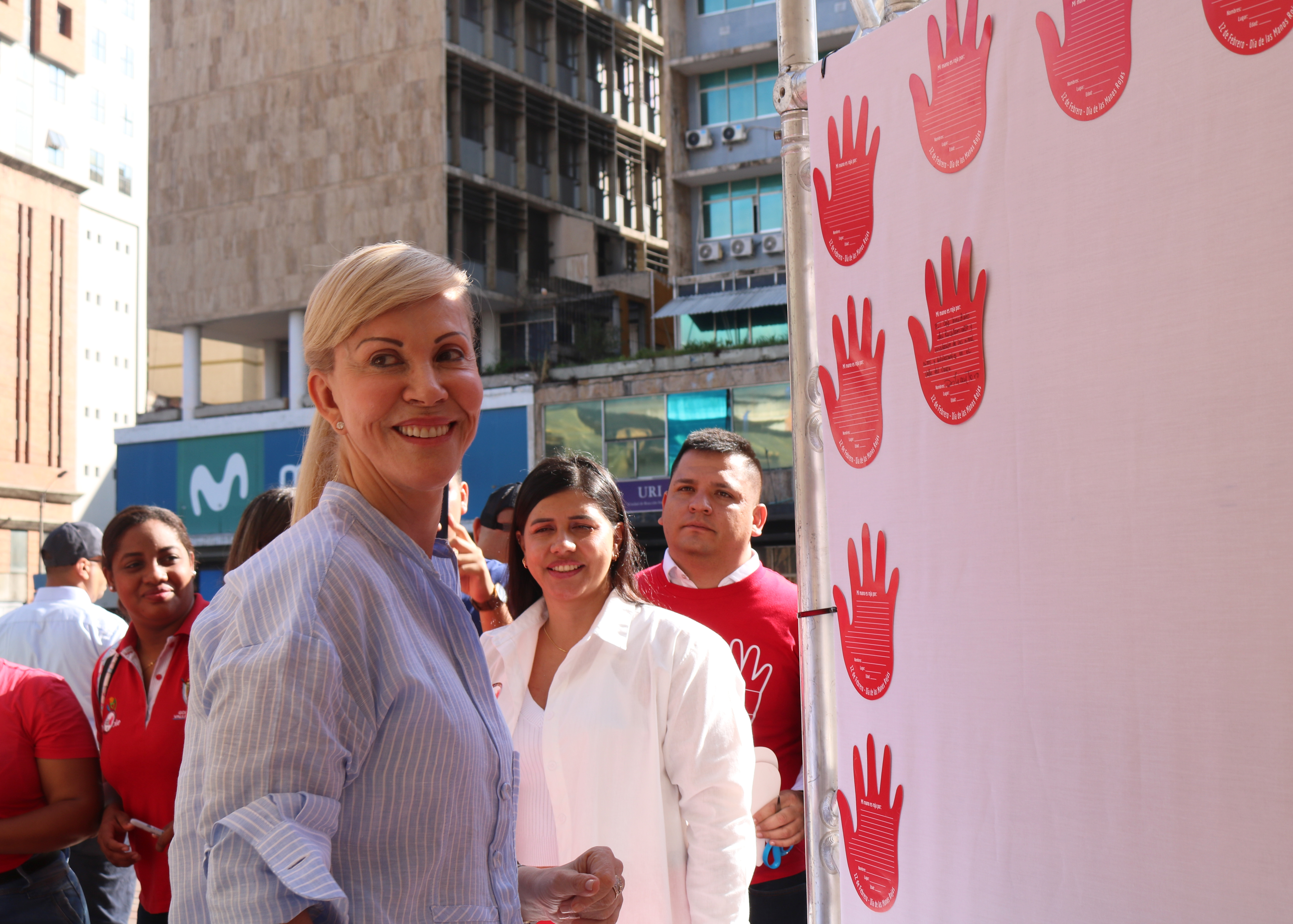 La Gobernadora Dilian Francisca Toro conmemora el  Día Internacional de las Manos Rojas